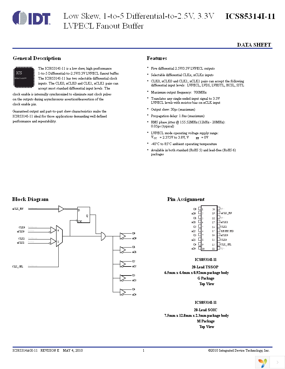 85314AGI-11LF Page 1