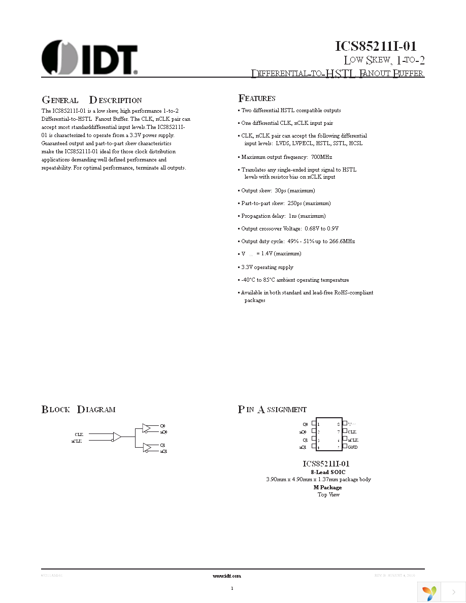 85211AMI-01LF Page 1