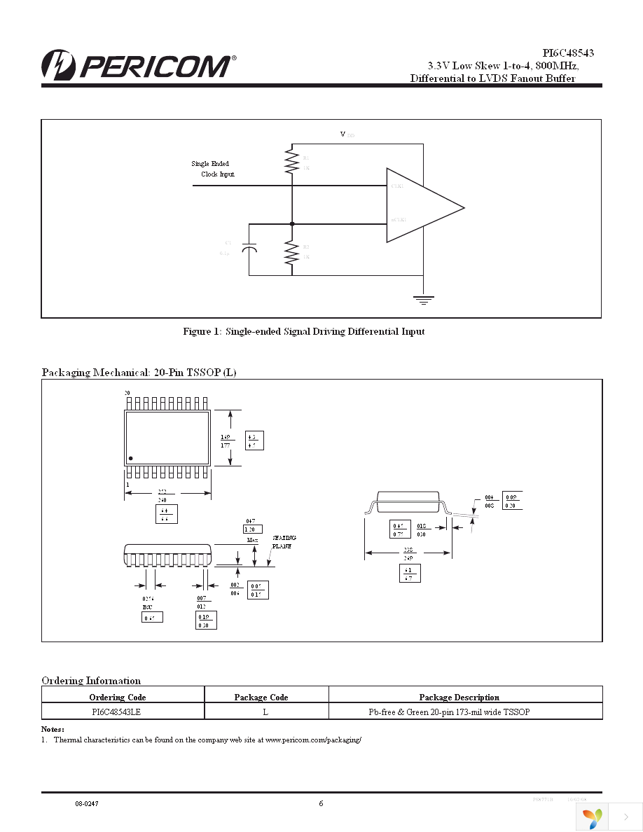 PI6C48543LE Page 6