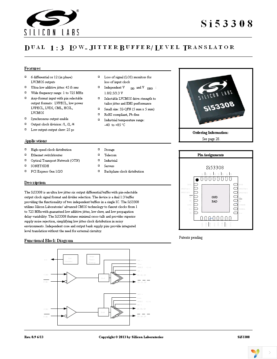 SI53308-B-GM Page 1