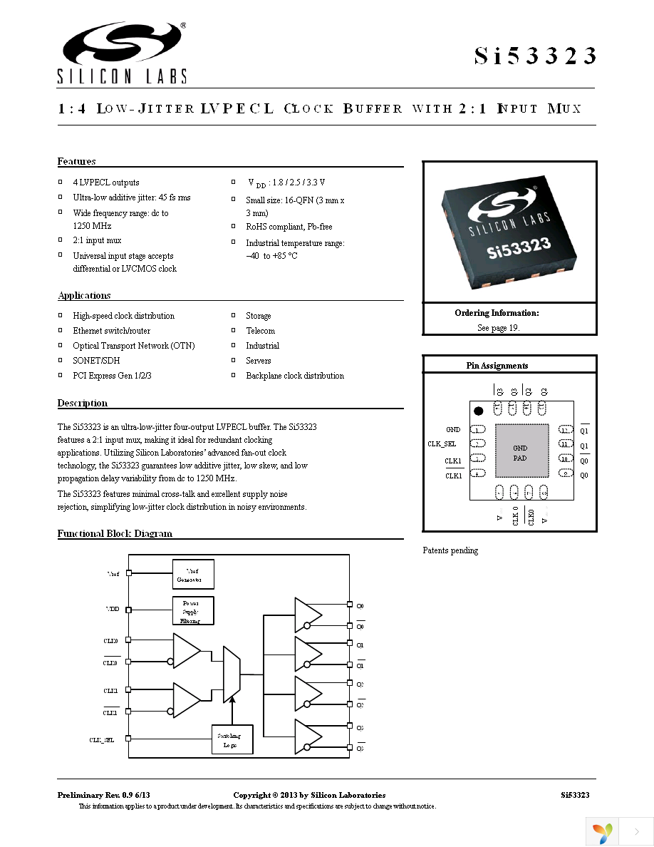 SI53323-B-GM Page 1