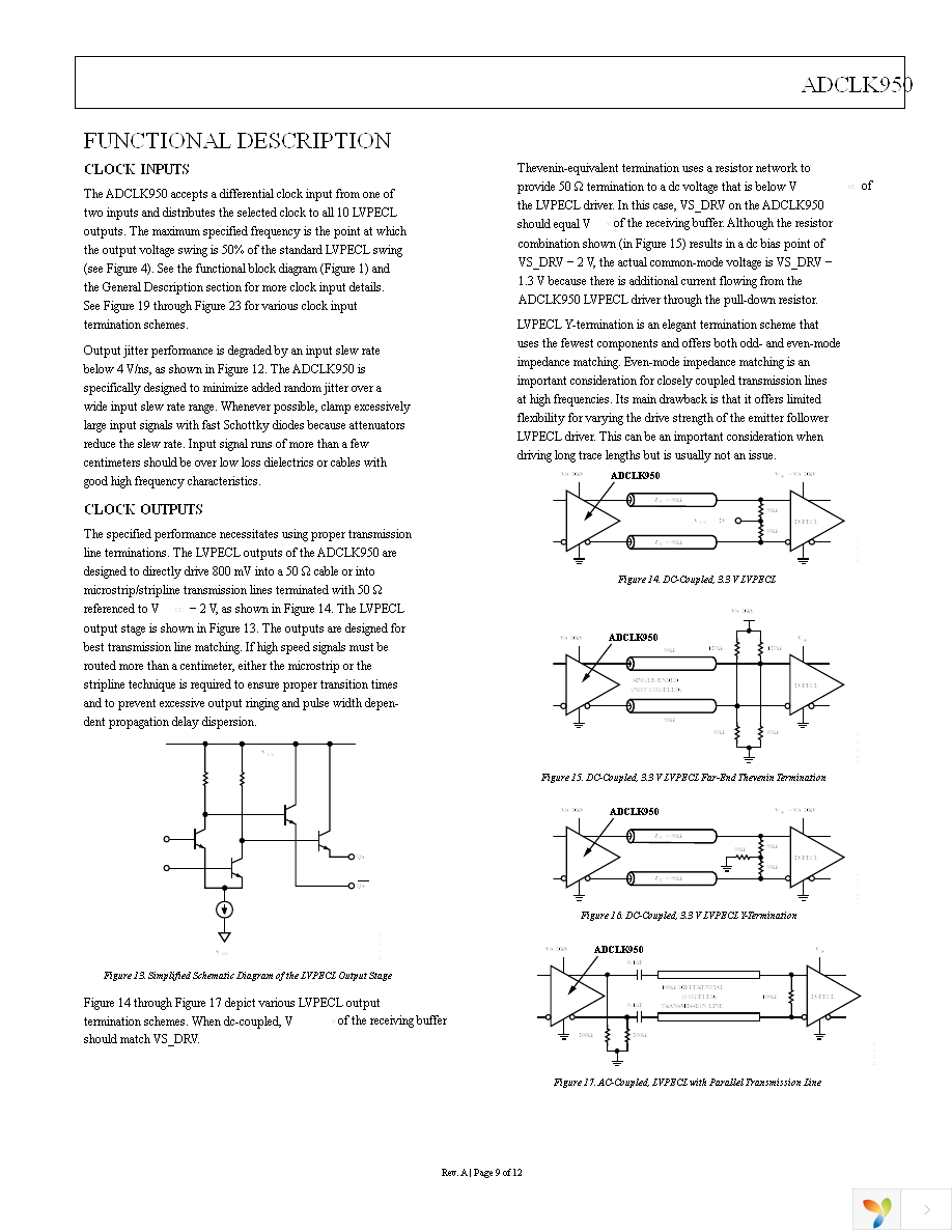 ADCLK950BCPZ Page 9