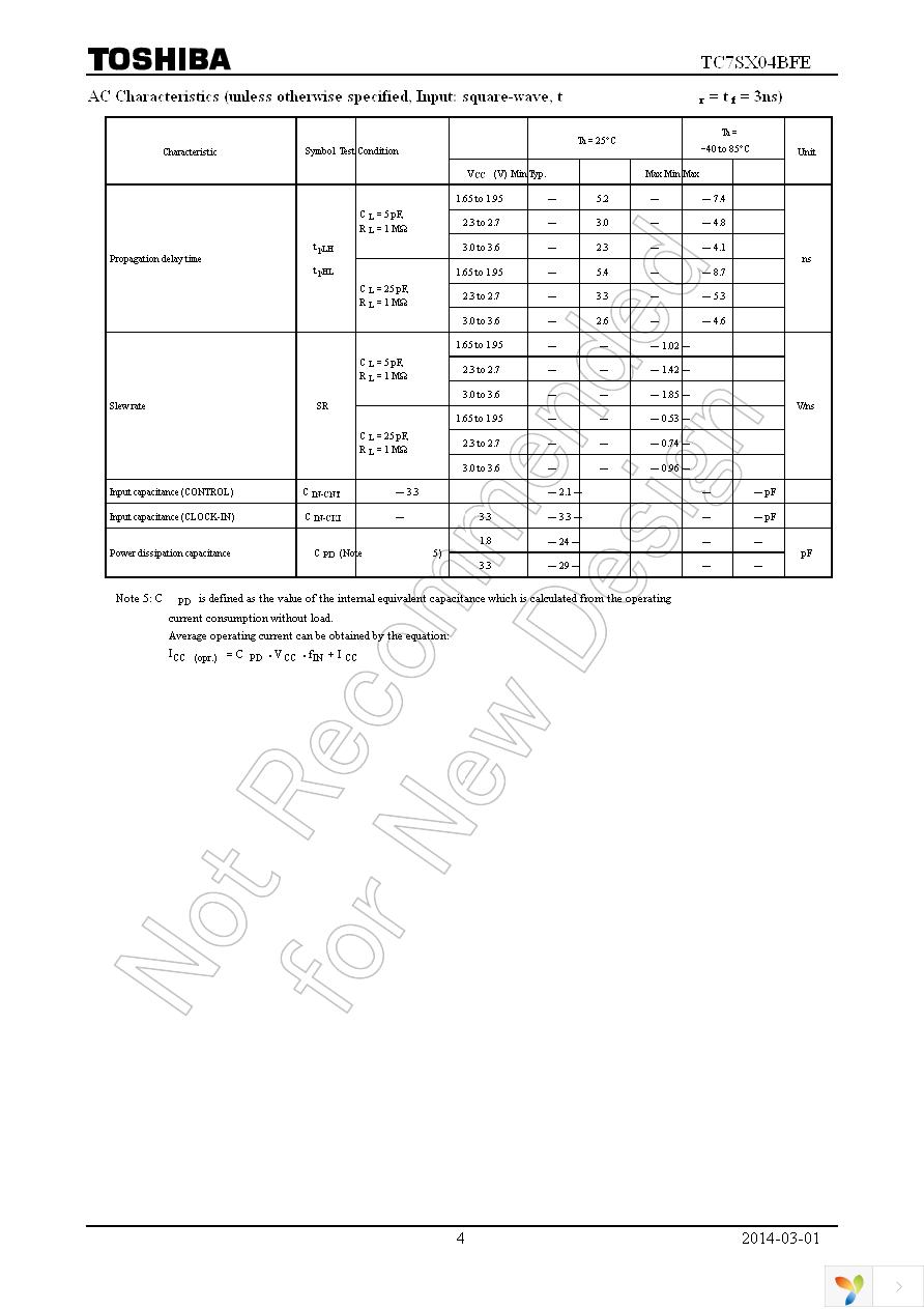 TC7SX04BFE,LM Page 4