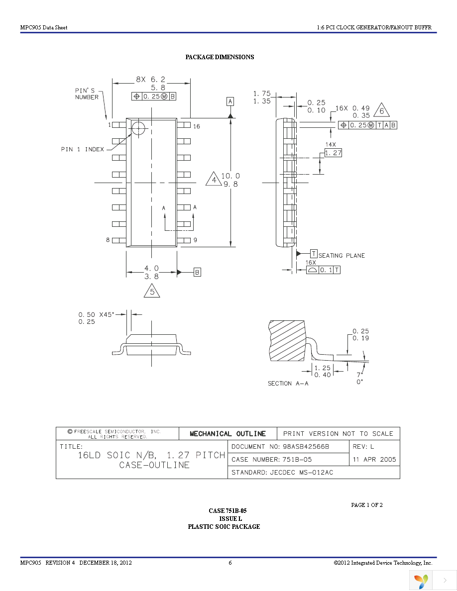 MPC905EFR2 Page 6