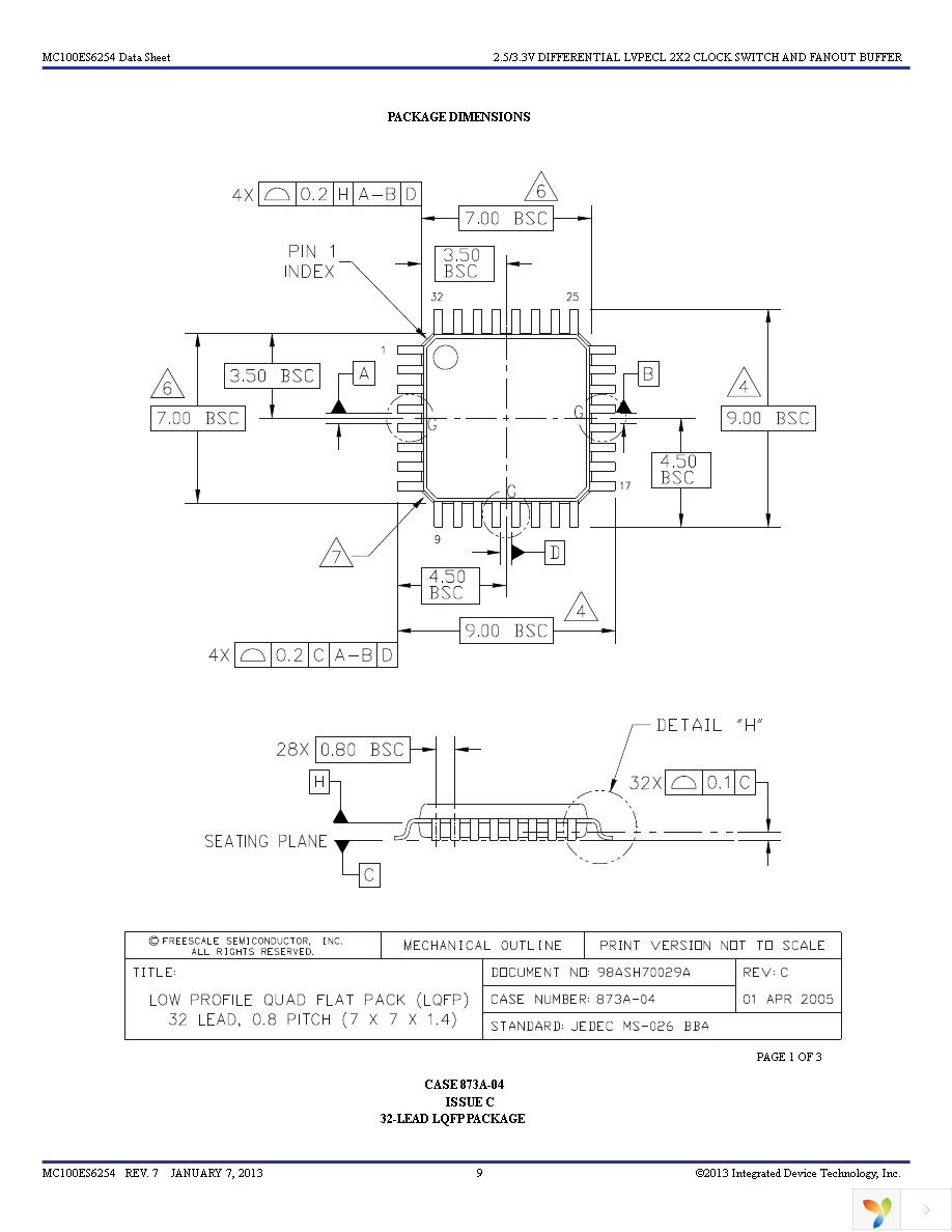 MC100ES6254ACR2 Page 9