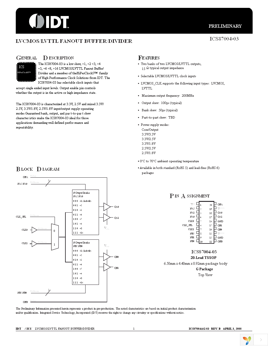 87004BG-03LFT Page 1