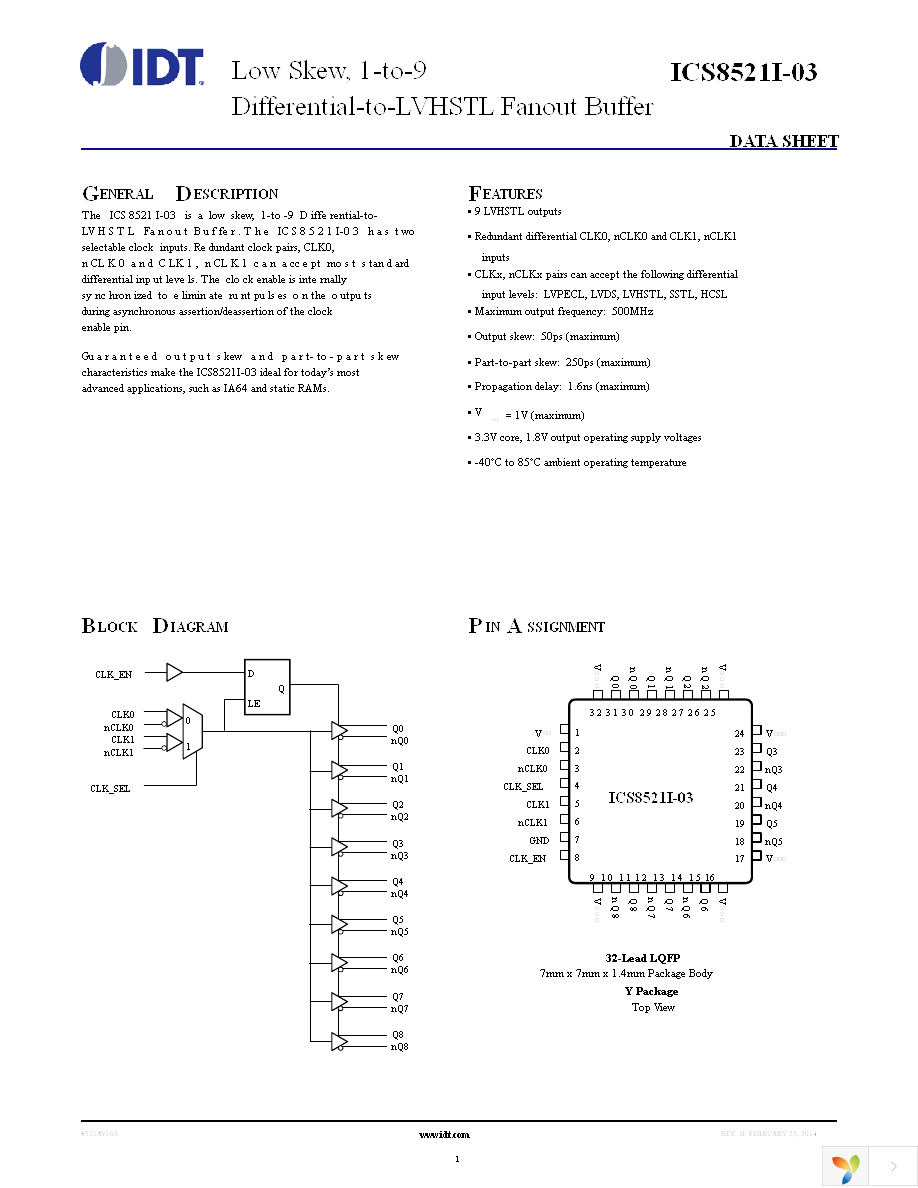 8521AYI-03LN Page 1