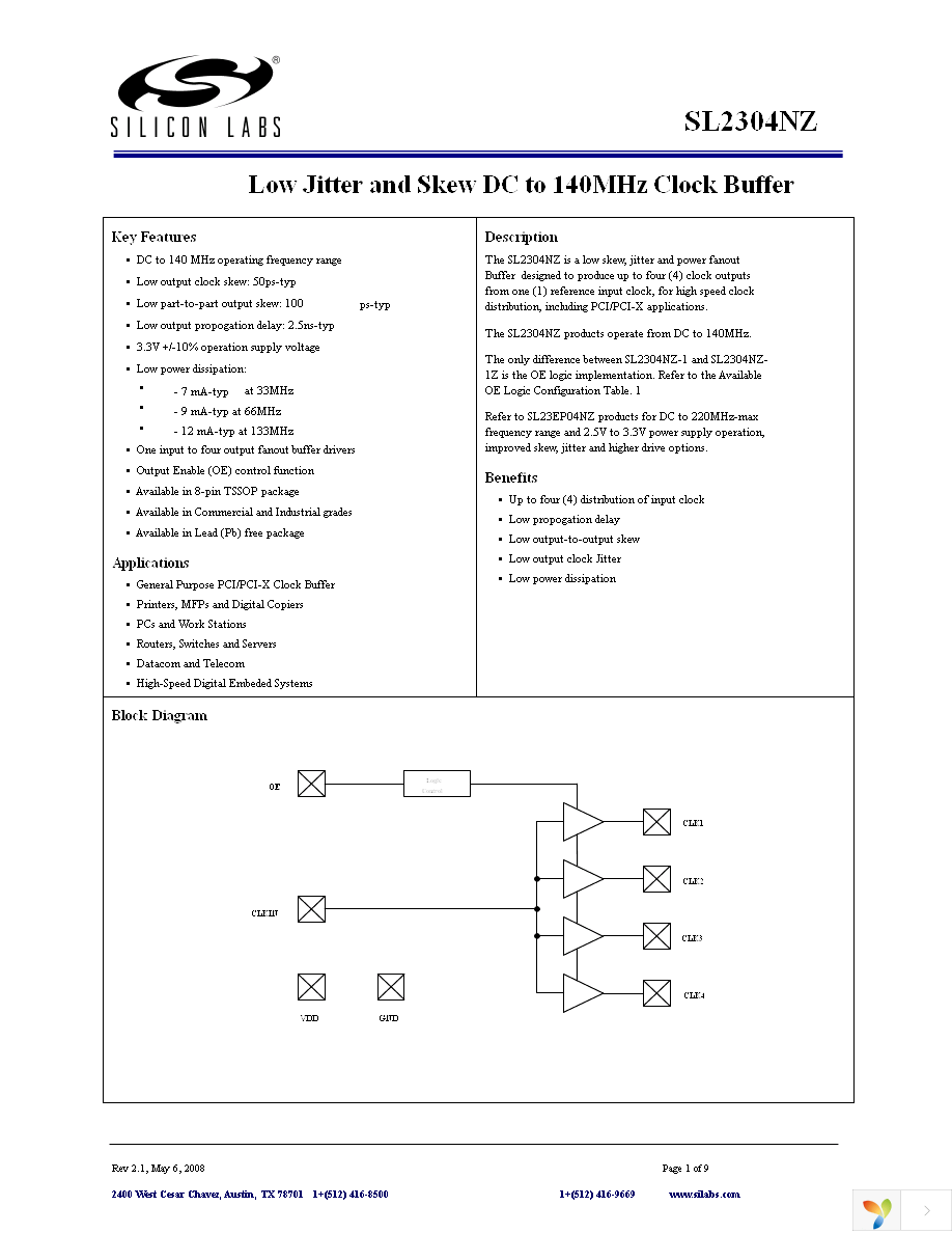 SL2304NZZC-1 Page 1