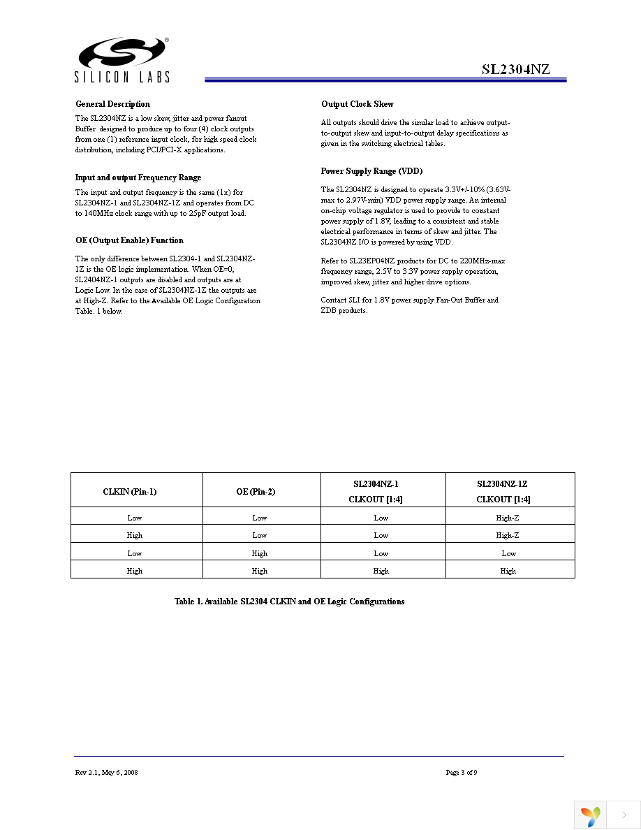 SL2304NZZC-1 Page 3