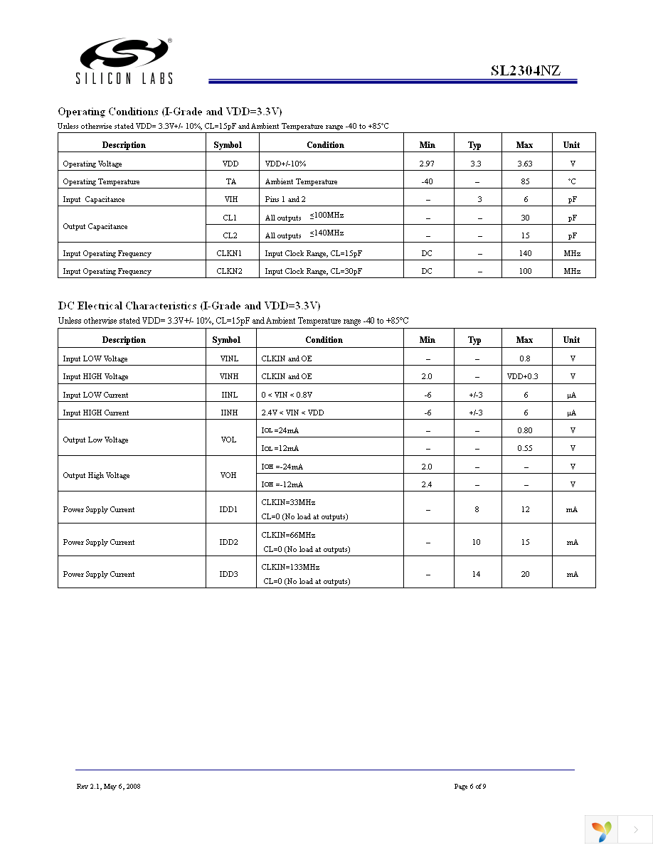 SL2304NZZC-1 Page 6