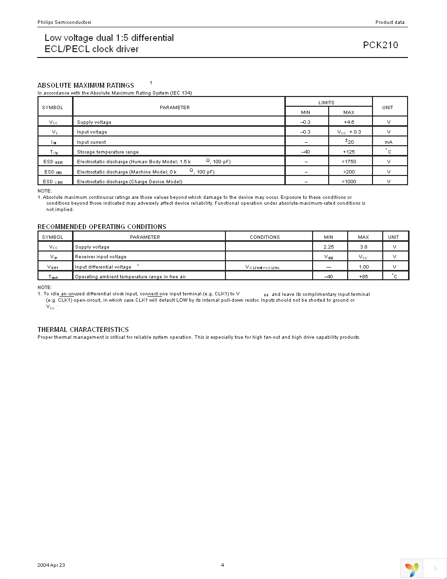 PCK210BS,118 Page 4