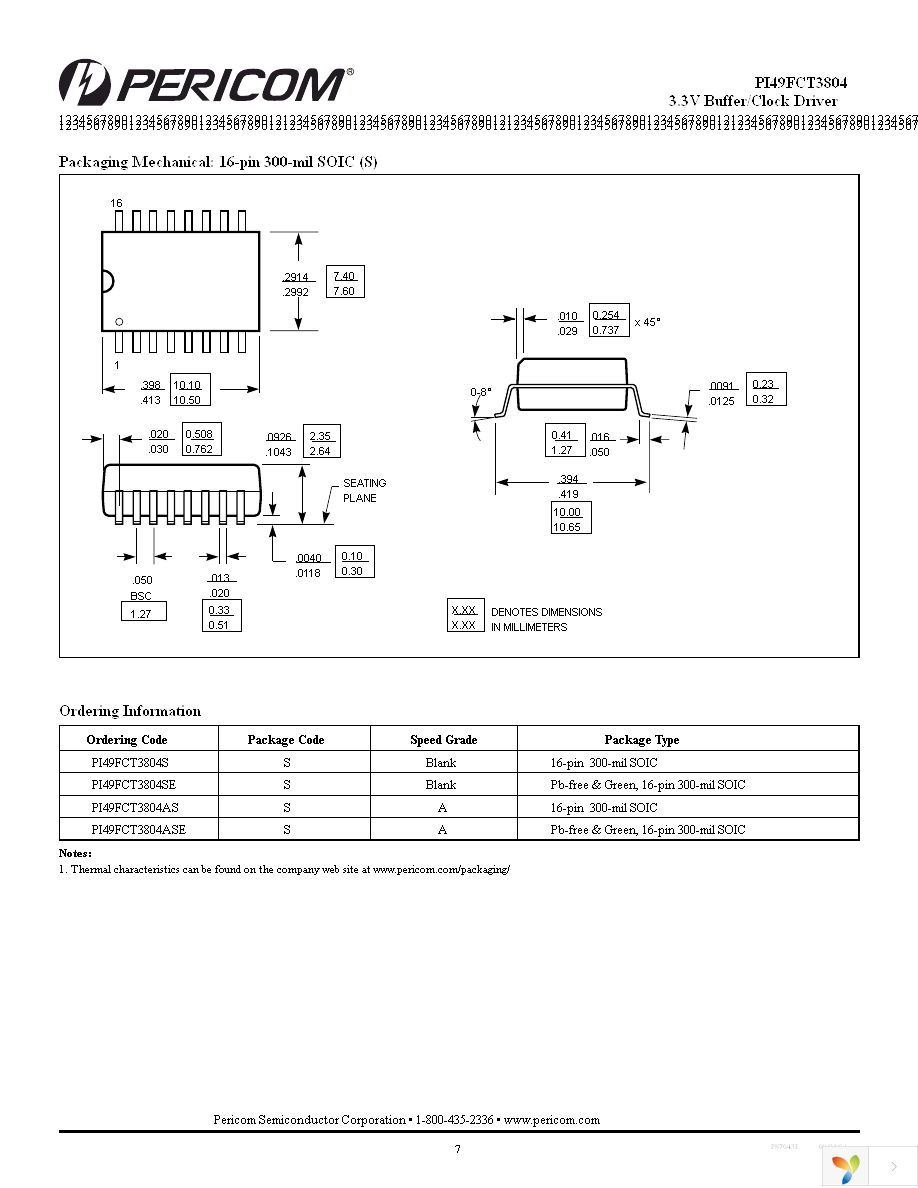 PI49FCT3804ASE Page 7
