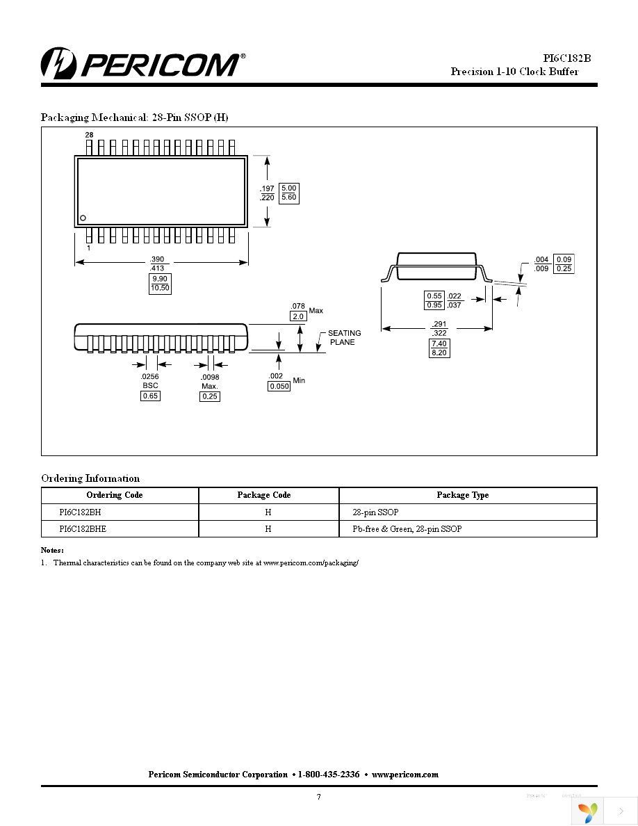 PI6C182BHE Page 7