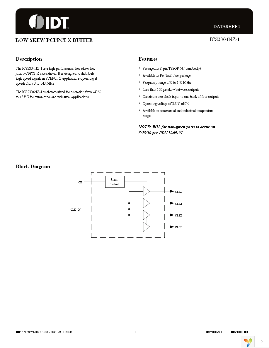 ICS2304NZGI-1T Page 1