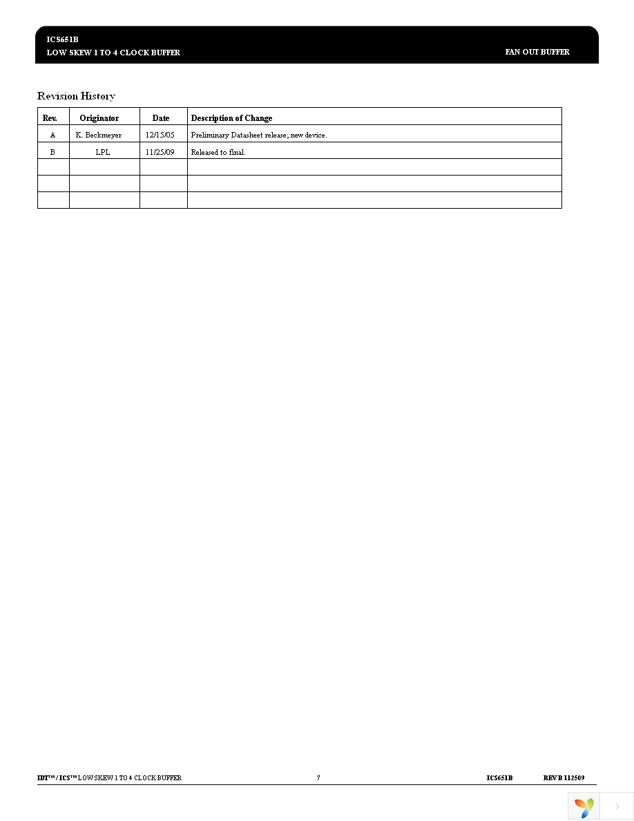 ICS651BMLF Page 7