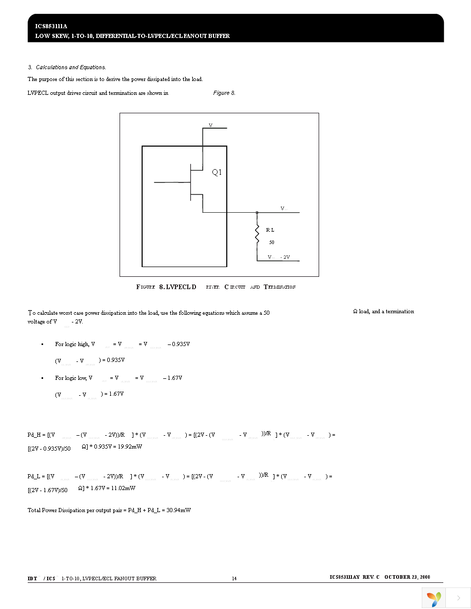 ICS853111AYLF Page 14