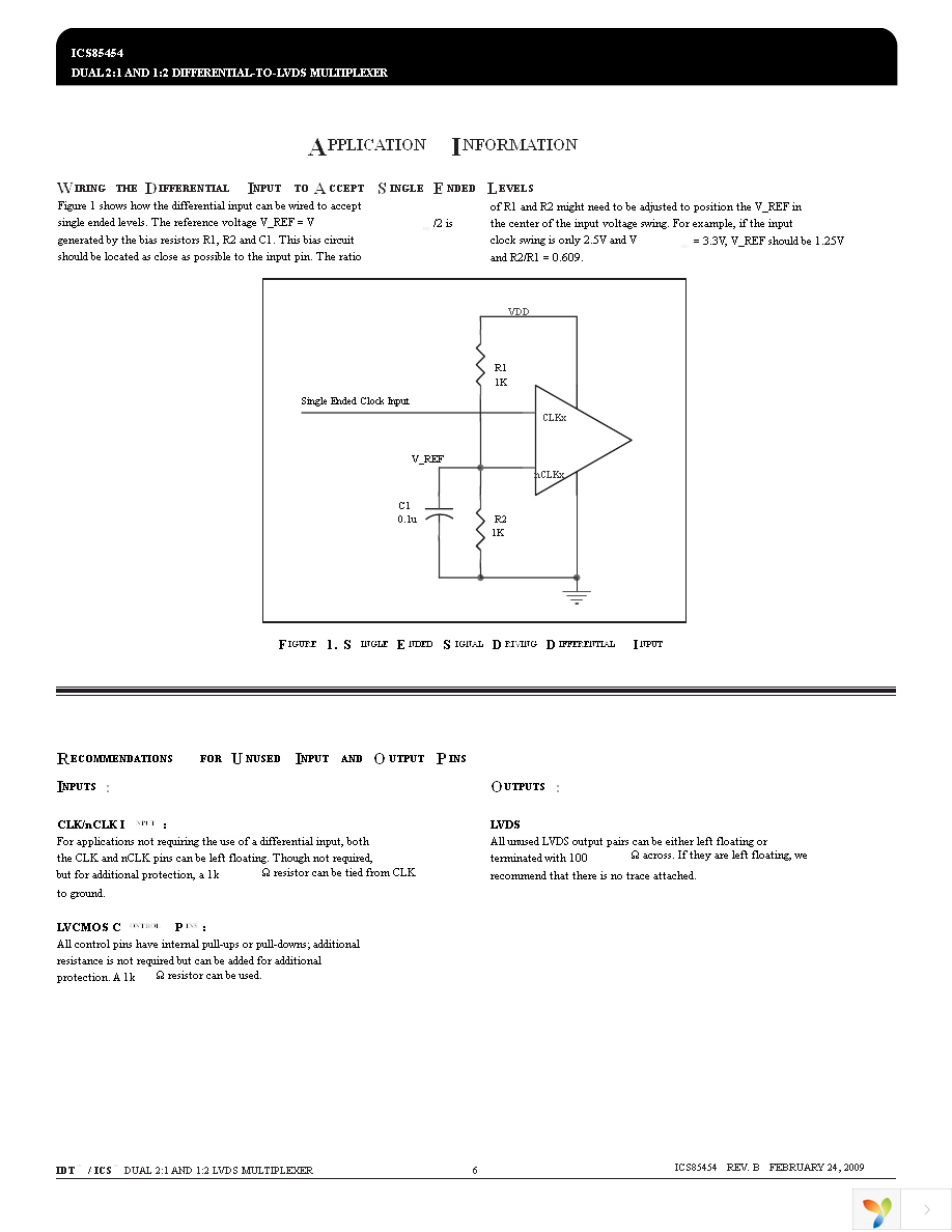 ICS85454AKLFT Page 6