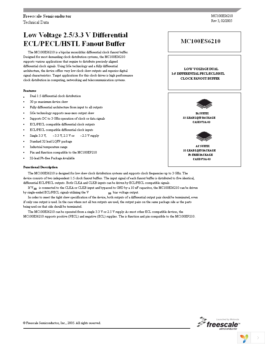 MC100ES6210FA Page 1