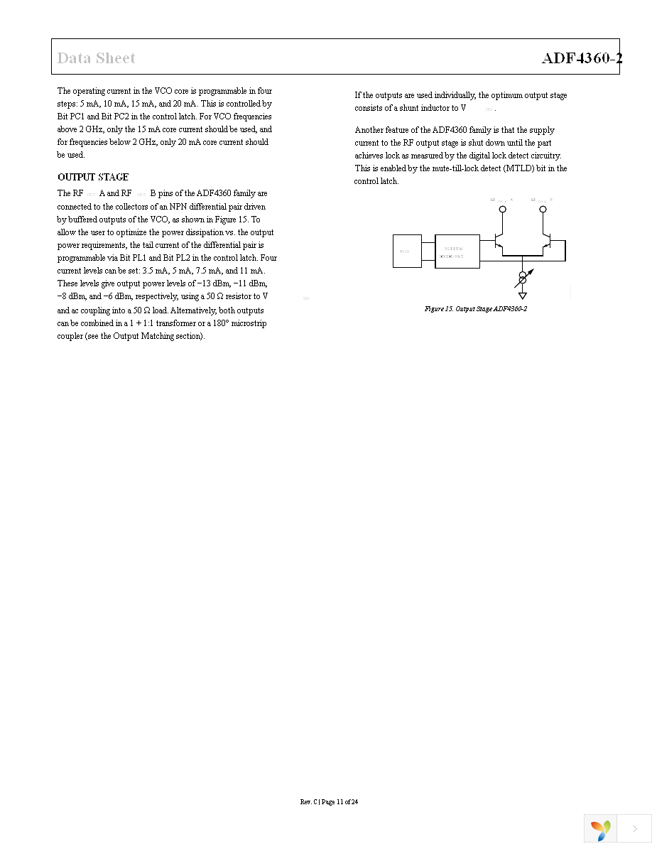 ADF4360-2BCPZRL7 Page 11