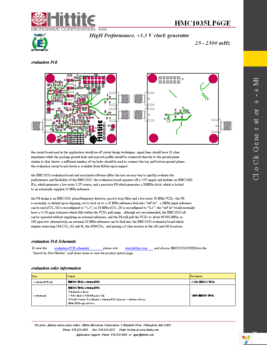 EVAL01-HMC1035LP6G Page 12