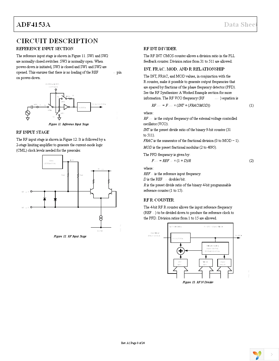 ADF4153ABCPZ Page 8