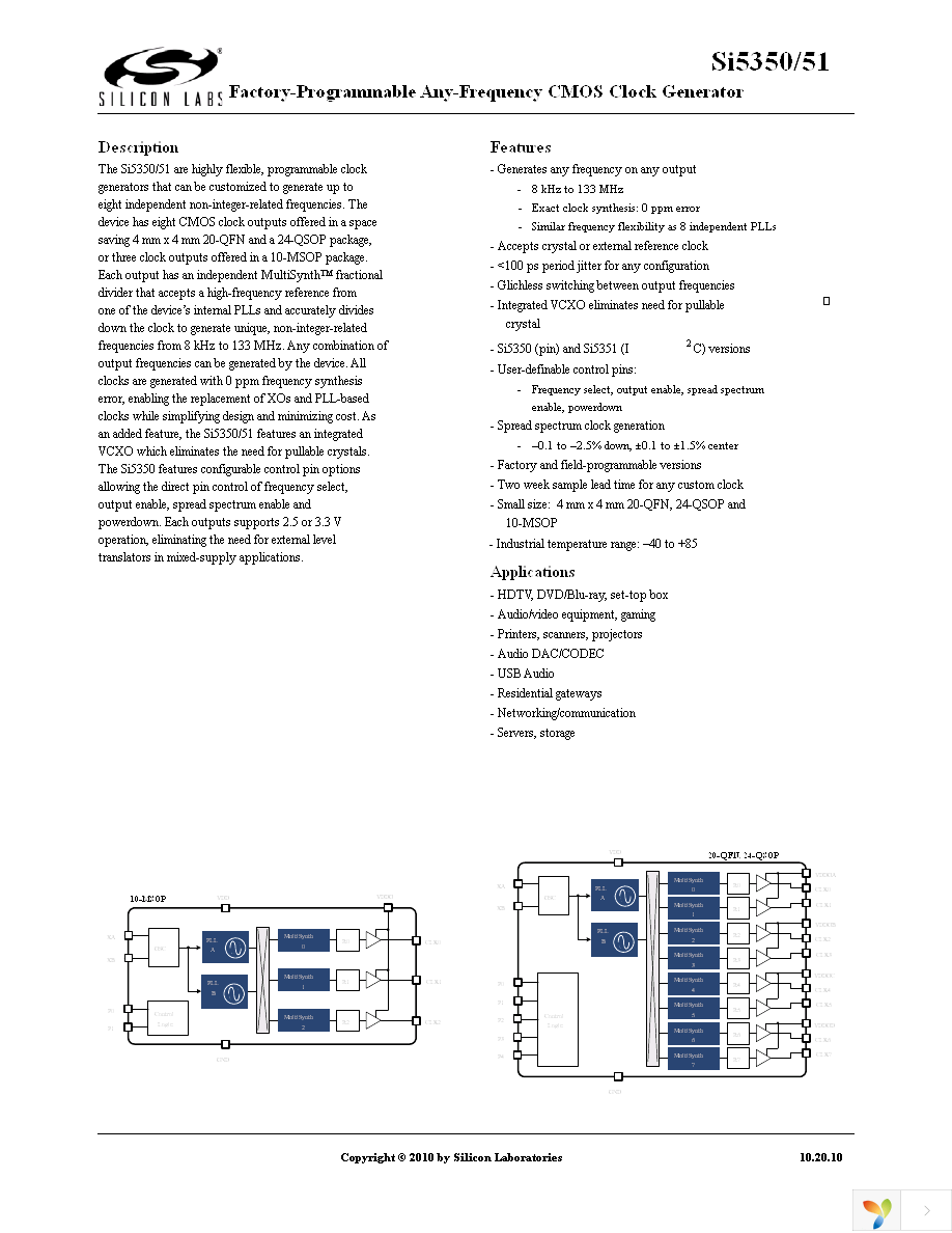 SI5351A-B-GT Page 1