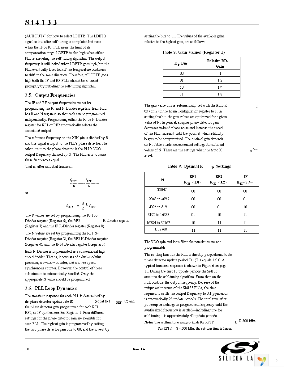 SI4133-D-GM Page 18