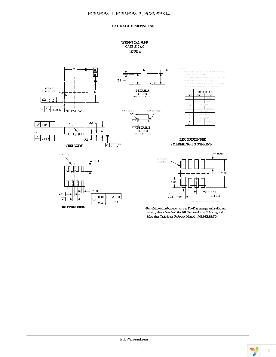 PCS3P25811AG08SR Page 8