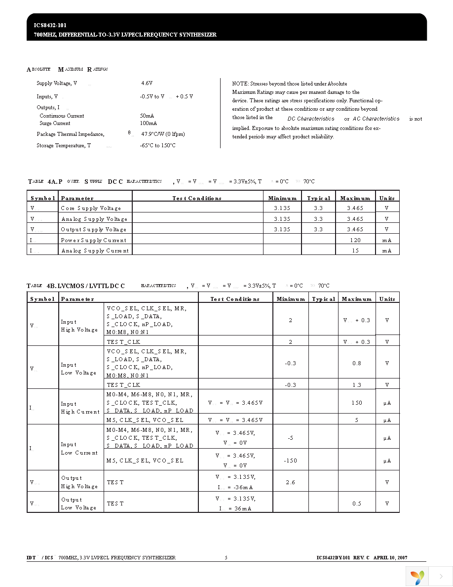 8432DY-101LF Page 5