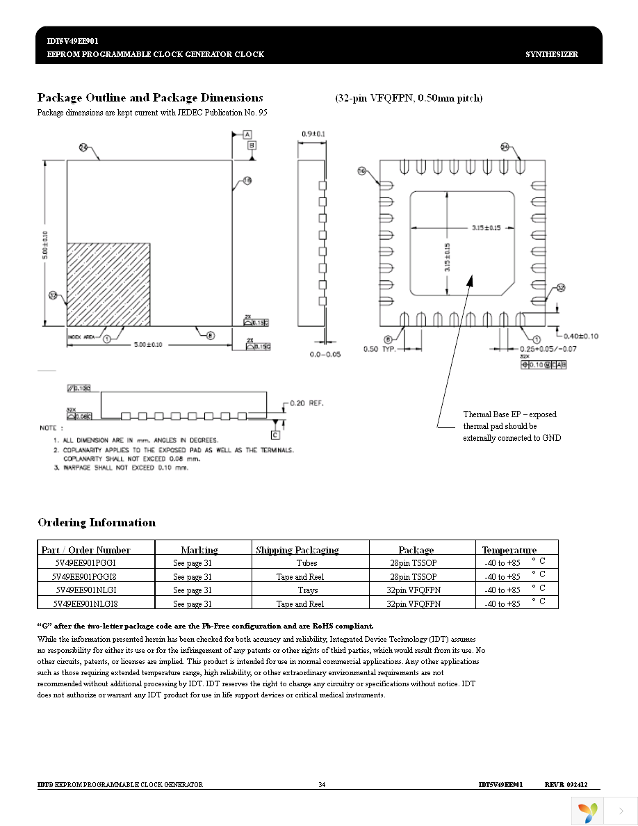 5V49EE901NLGI Page 34