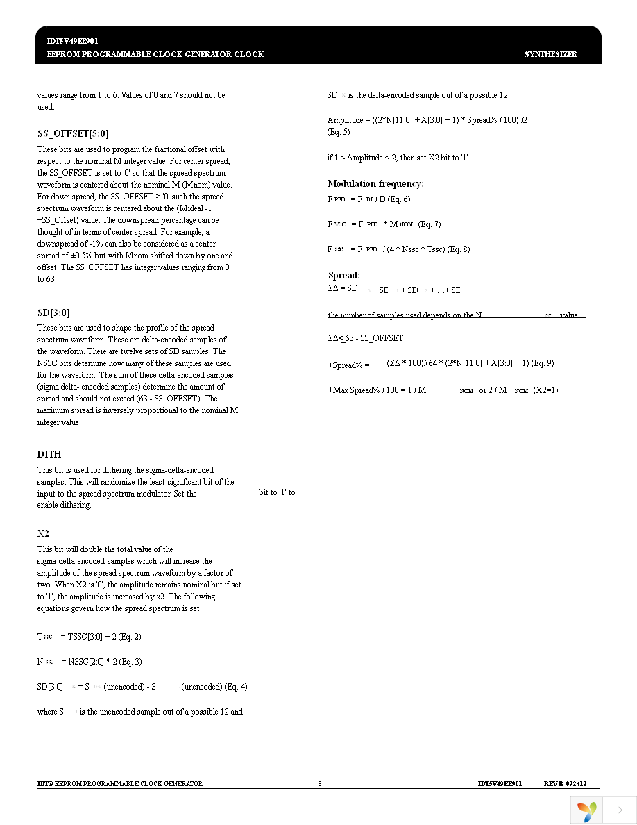 5V49EE901NLGI Page 8