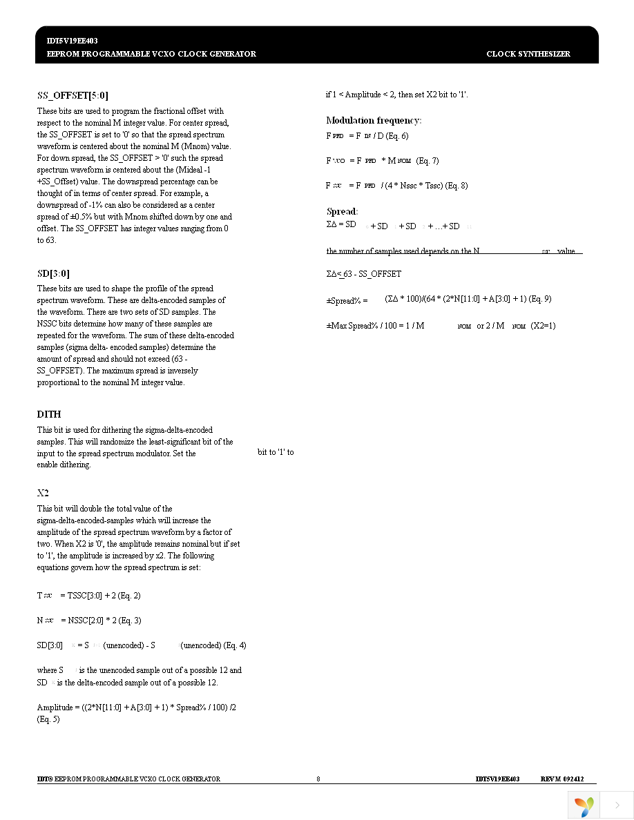 5V19EE403NLGI Page 8