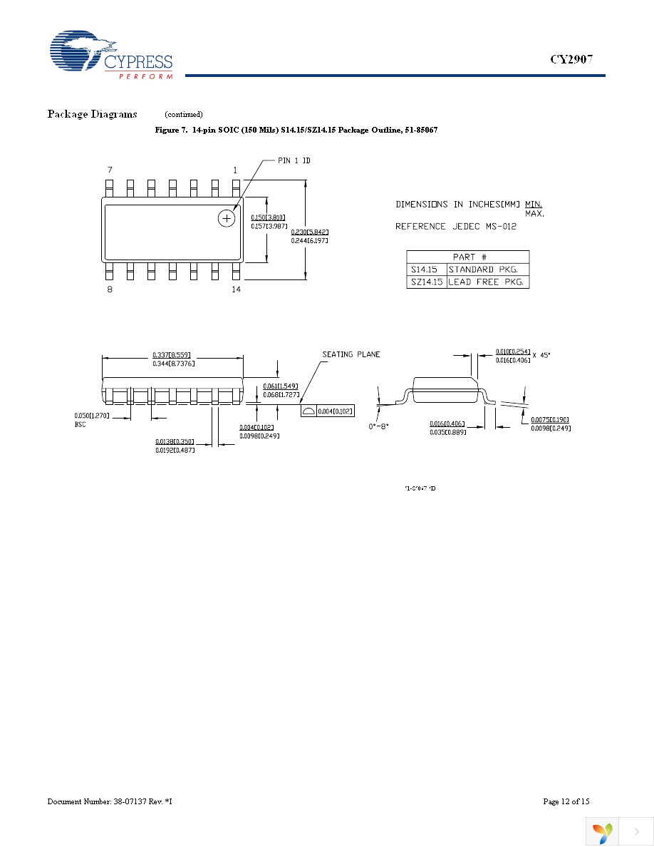 CY2907FX8 Page 12