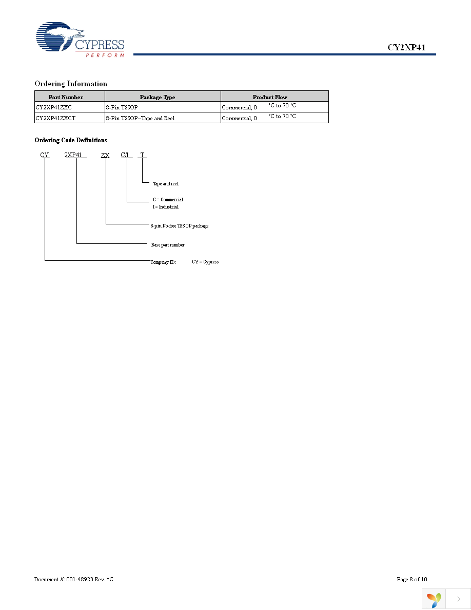 CY2XP41ZXC Page 8