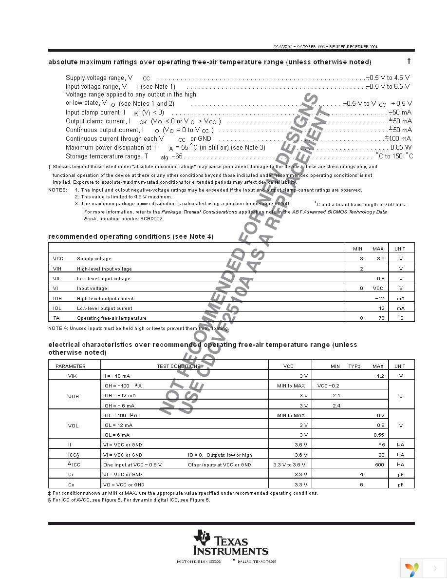 CDC2516DGGR Page 5