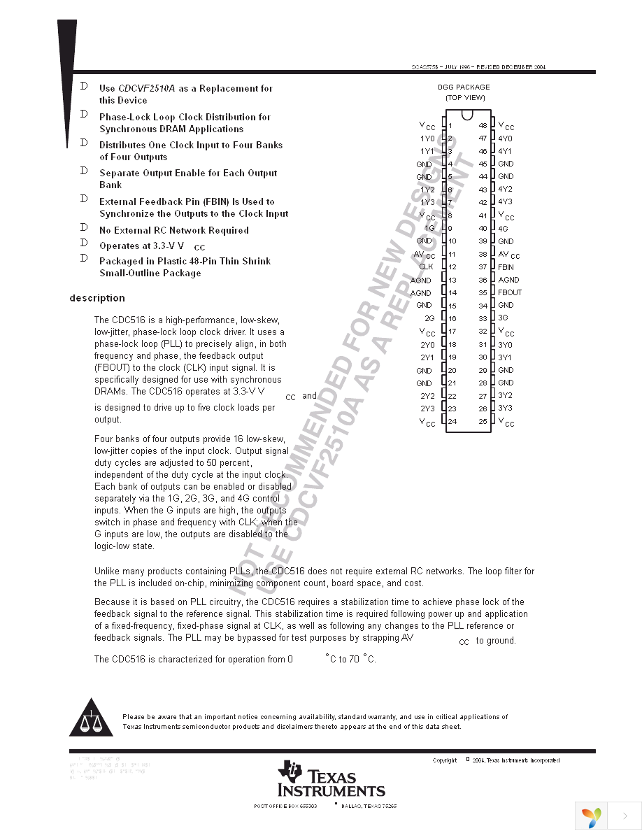 CDC516DGG Page 1