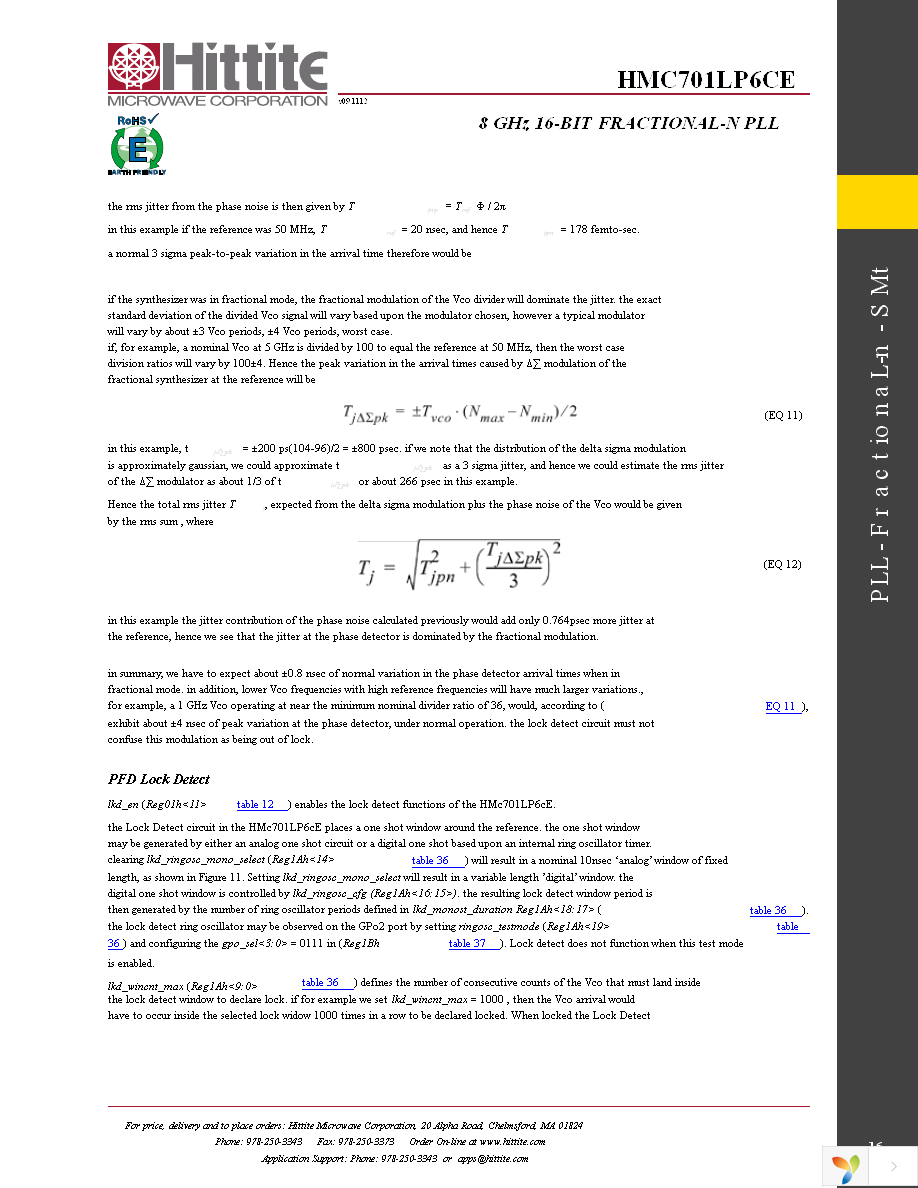 HMC701LP6CE Page 18