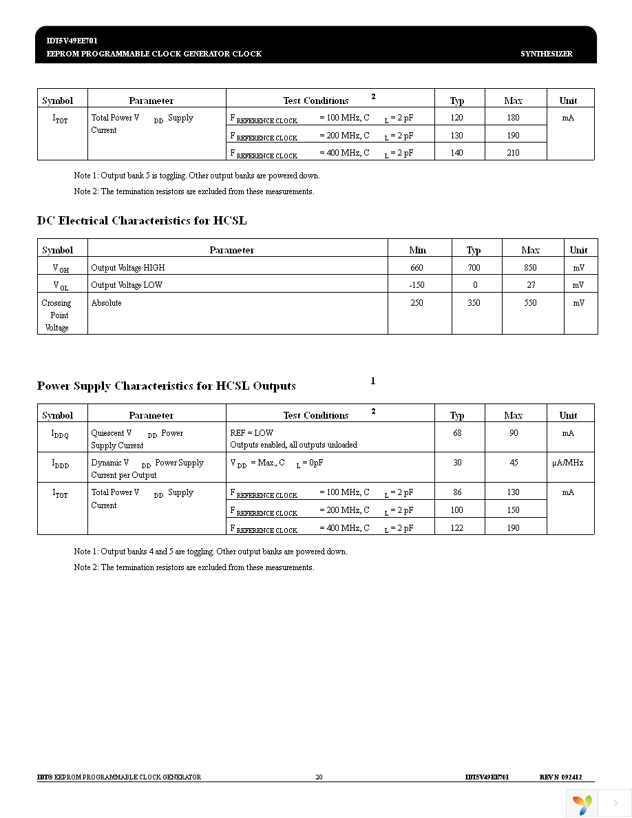 5V49EE701NDGI Page 20