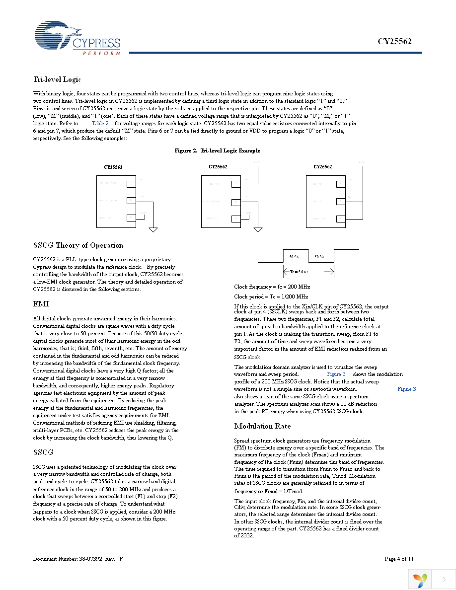 CY25562SXC Page 4