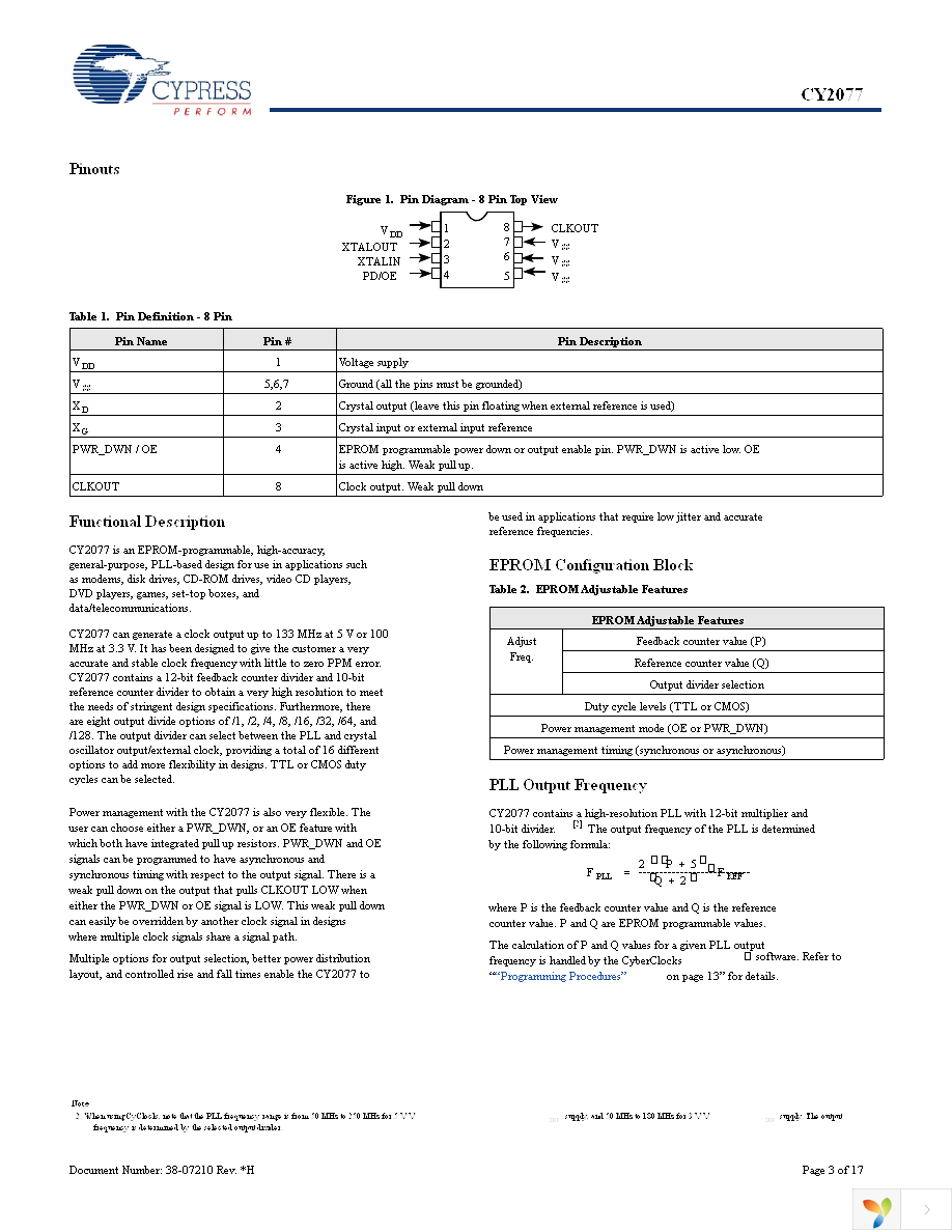 CY2077FZXI Page 3