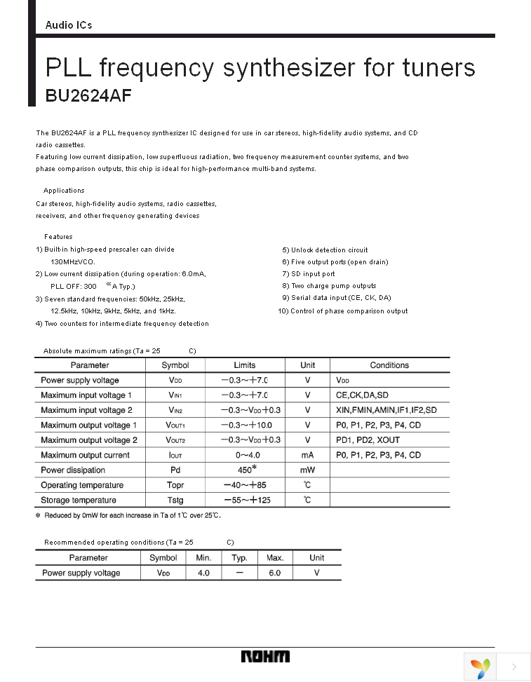 BU2624AF-E2 Page 1