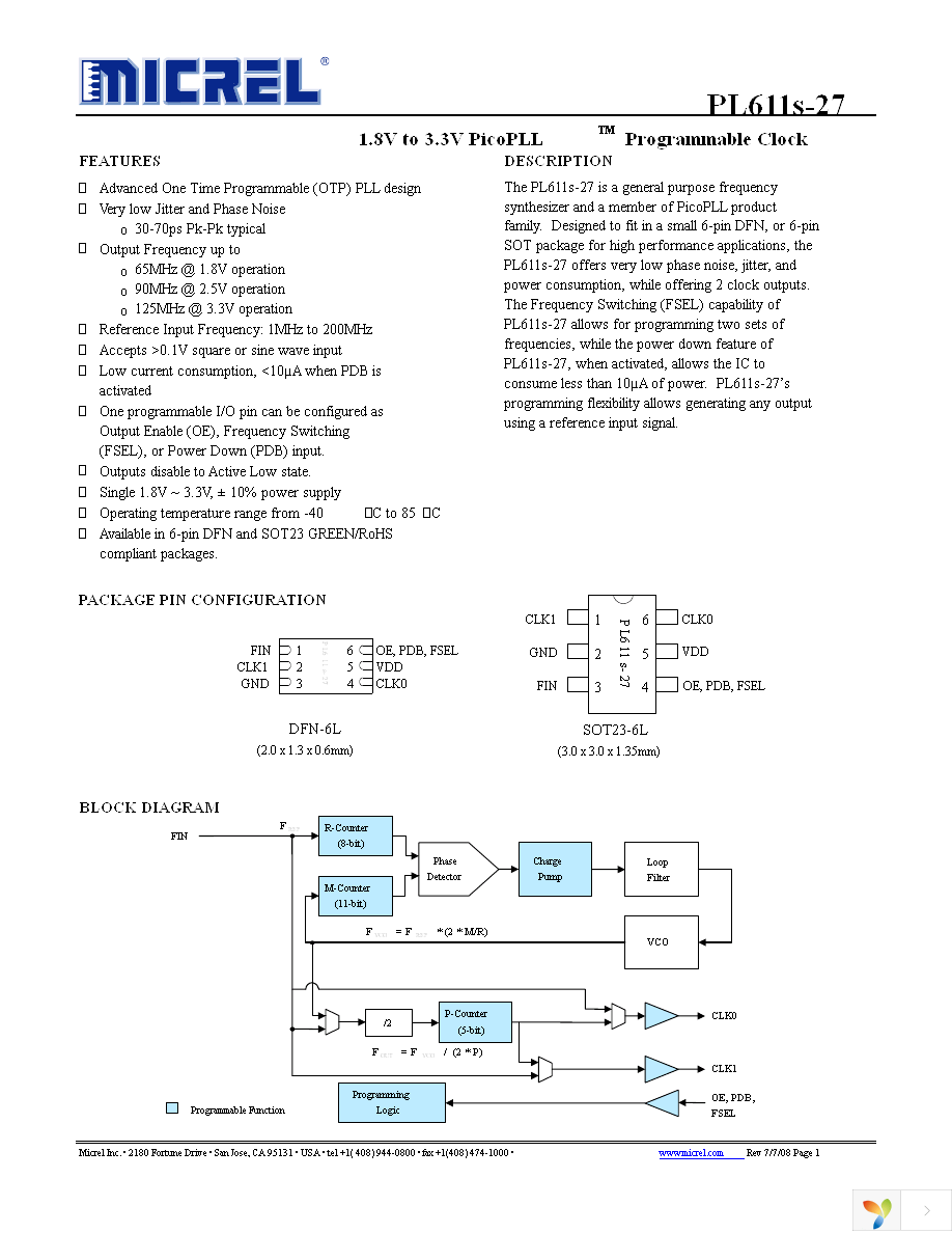 PL611S-27-O48GC Page 1