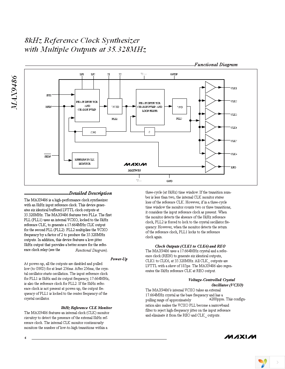 MAX9486EUG-T Page 6