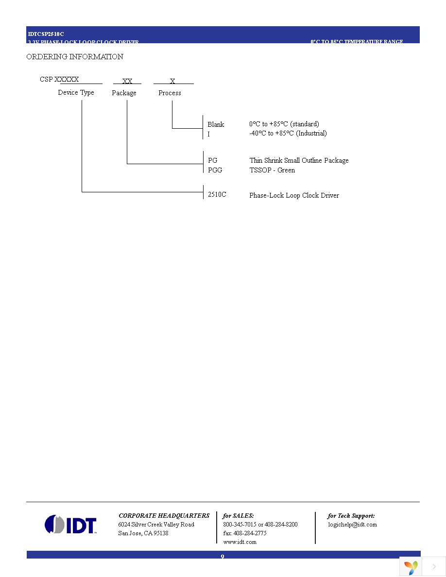 CSP2510CPG8 Page 9