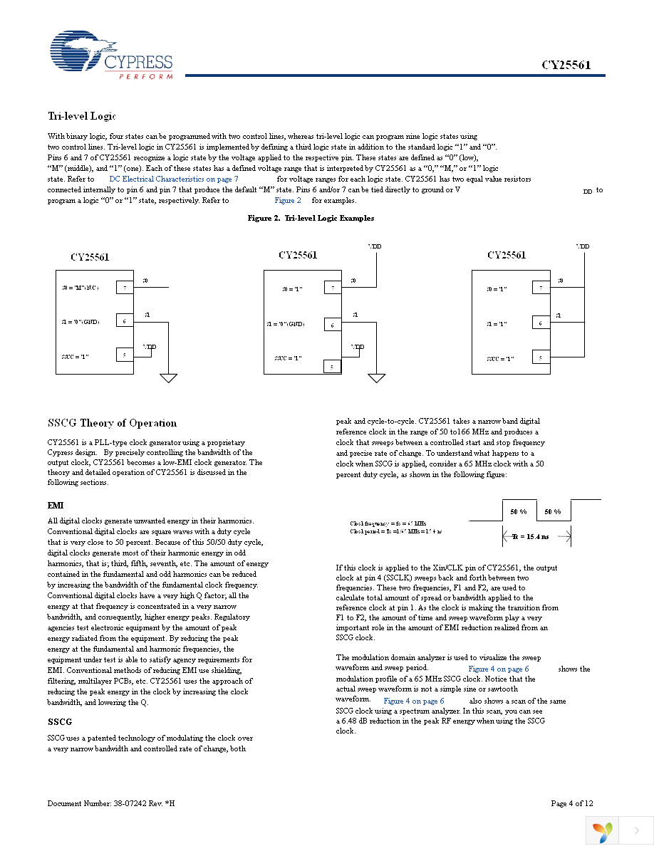 CY25561SXCT Page 4