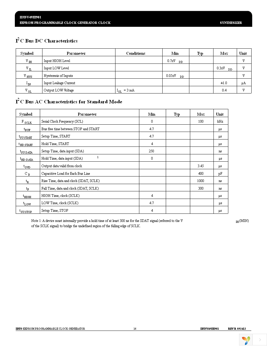 5V49EE901-064PGGI8 Page 16