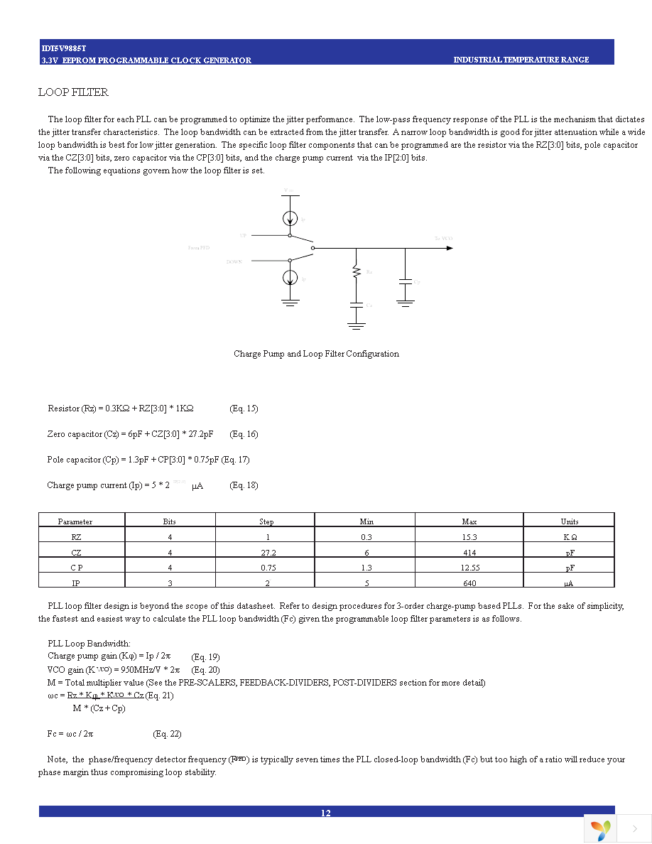 5V9885TNLGI8 Page 12