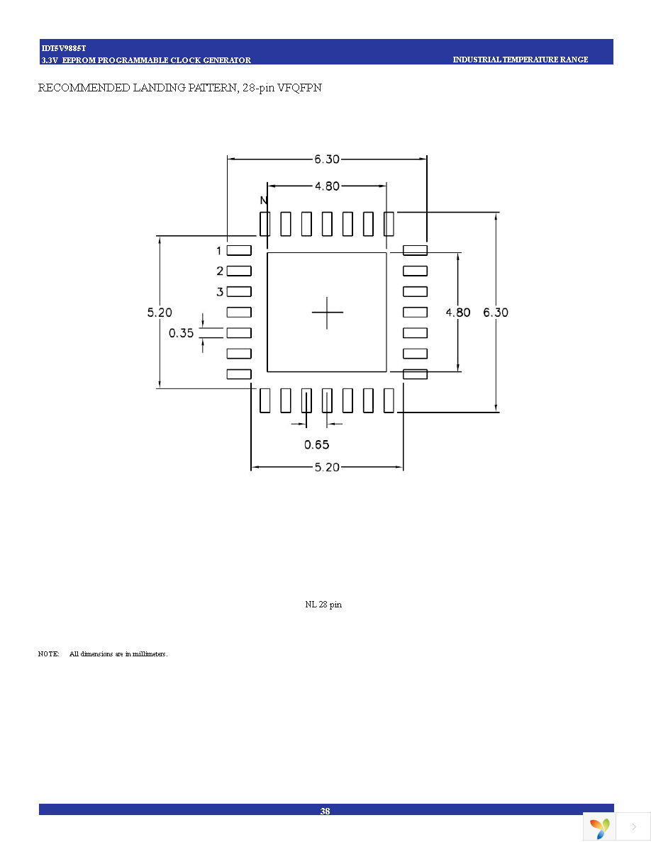 5V9885TNLGI8 Page 38