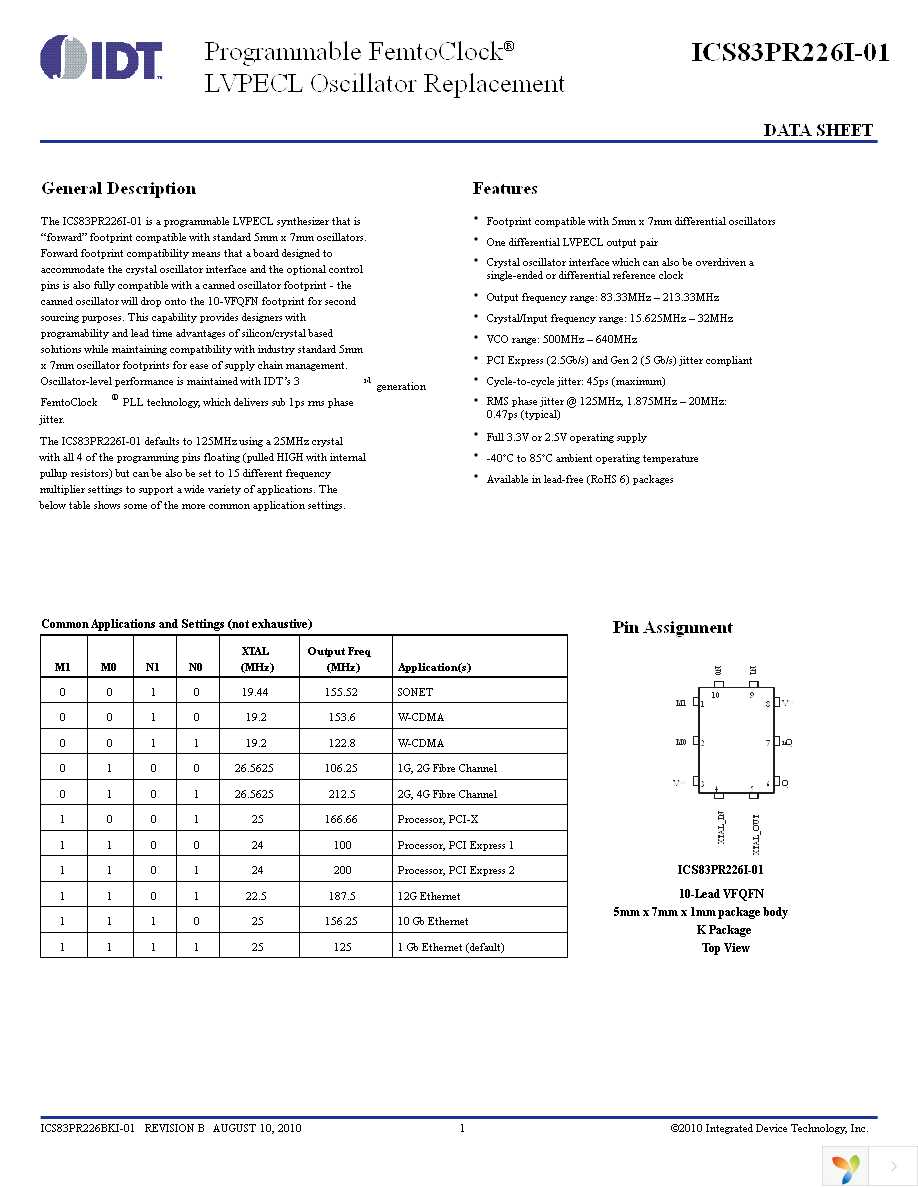 83PR226BKI-01LFT Page 1