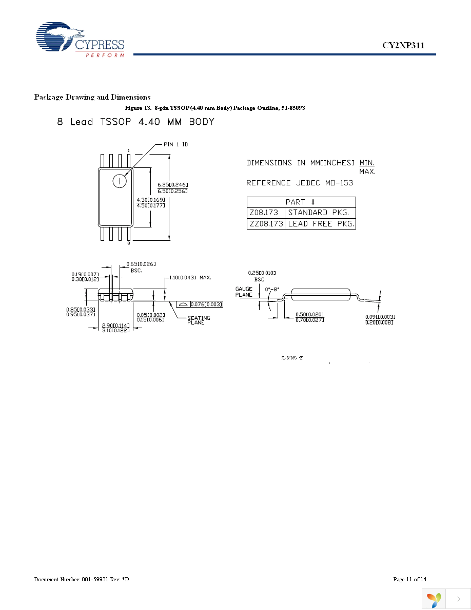CY2XP311ZXIT Page 11